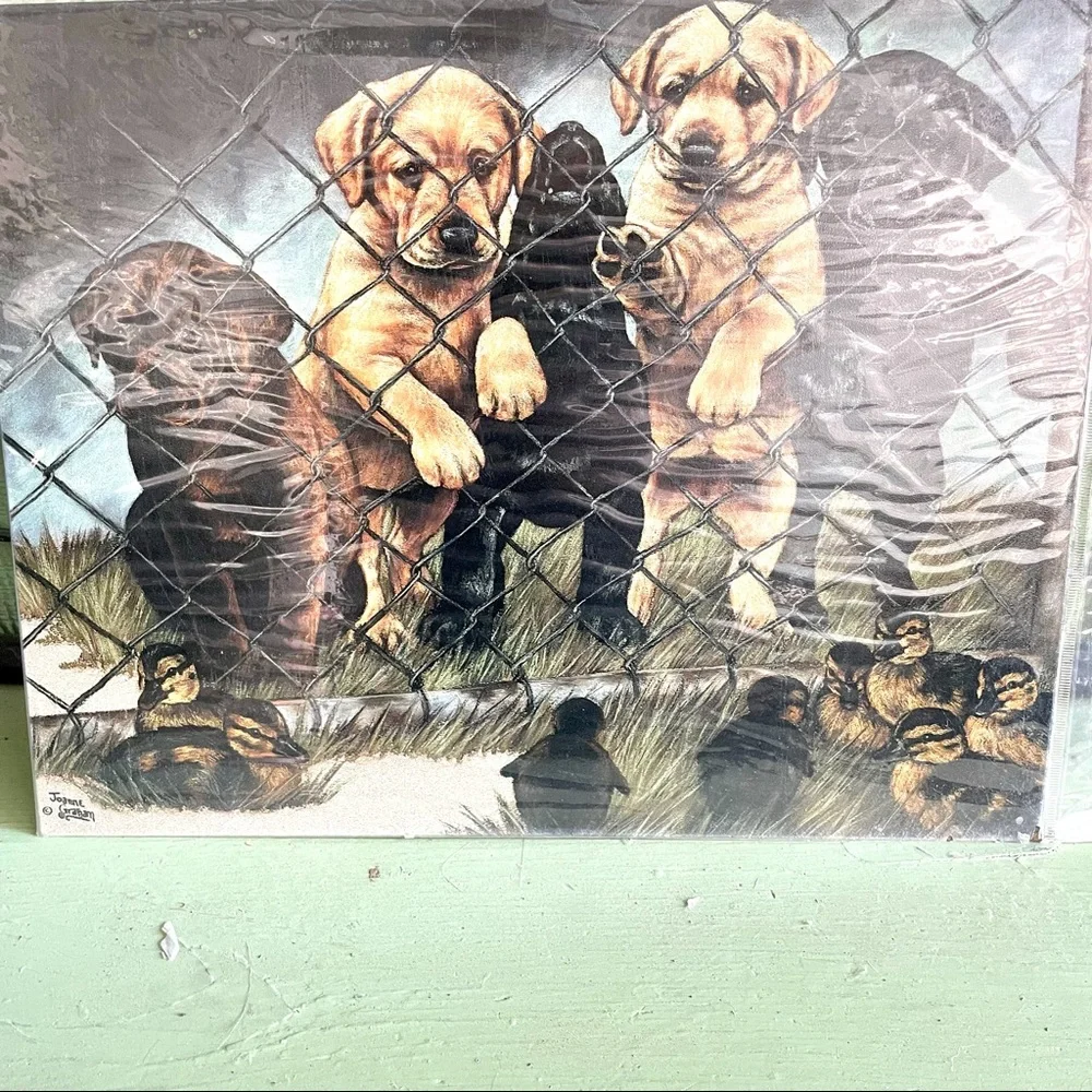 NEW Labrador Retriever Lab Puppies Dog Metal Sign